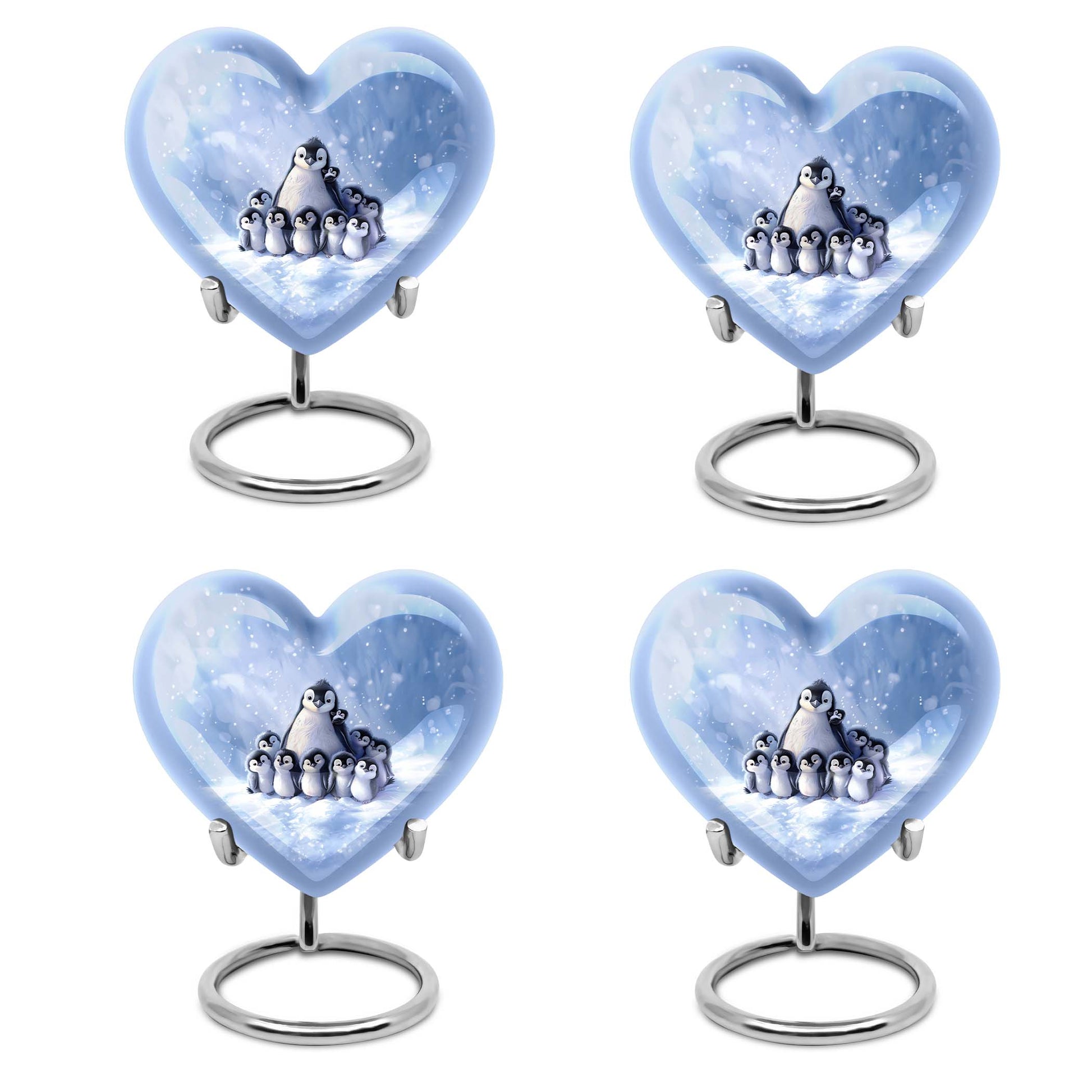 Penguin Theme 3 Inch Keepsake Pack of 4