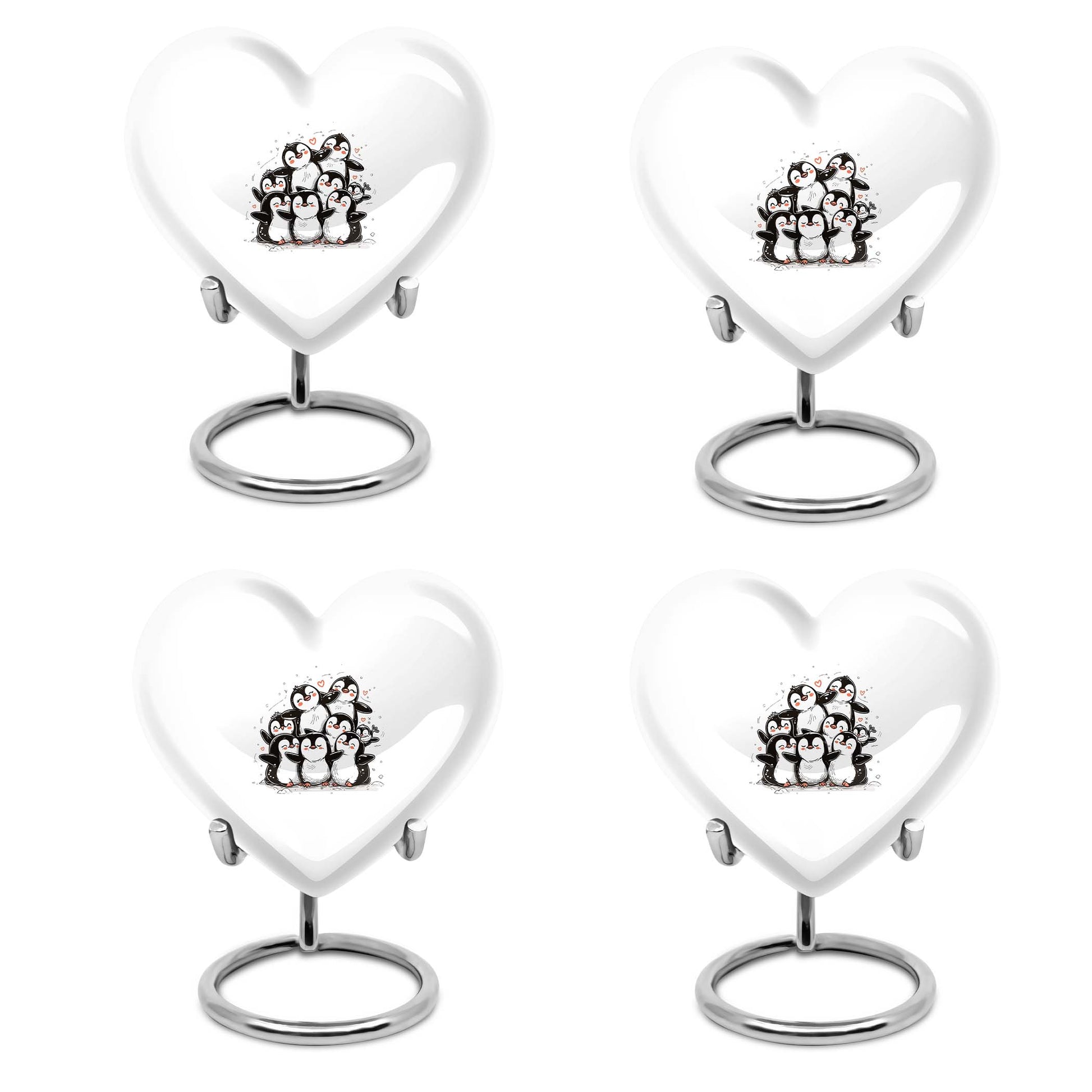 Penguin Theme 3 Inch Keepsake Pack of 4