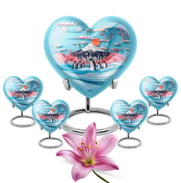 Large Urn with 4 Small Urn