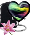 heart-shaped abstract urn