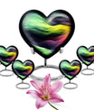 heart-shaped abstract urn