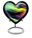 heart-shaped abstract urn