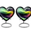 heart-shaped abstract urn