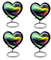 heart-shaped abstract urn