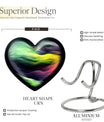 heart-shaped abstract urn
