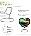 heart-shaped abstract urn