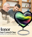 heart-shaped abstract urn
