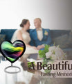 heart-shaped abstract urn