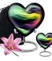 heart-shaped abstract urn