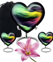 heart-shaped abstract urn