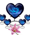 Northern Lights Heart Urn