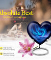 Northern Lights Heart Urn