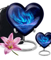 Northern Lights Heart Urn