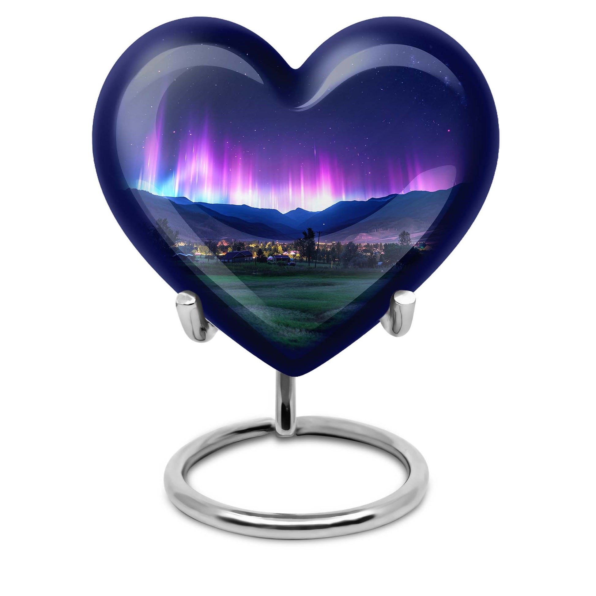 Aurora Borealis Theme 3 Inch Keepsake