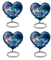 Aurora Borealis Theme 3 Inch Keepsake Pack of 4