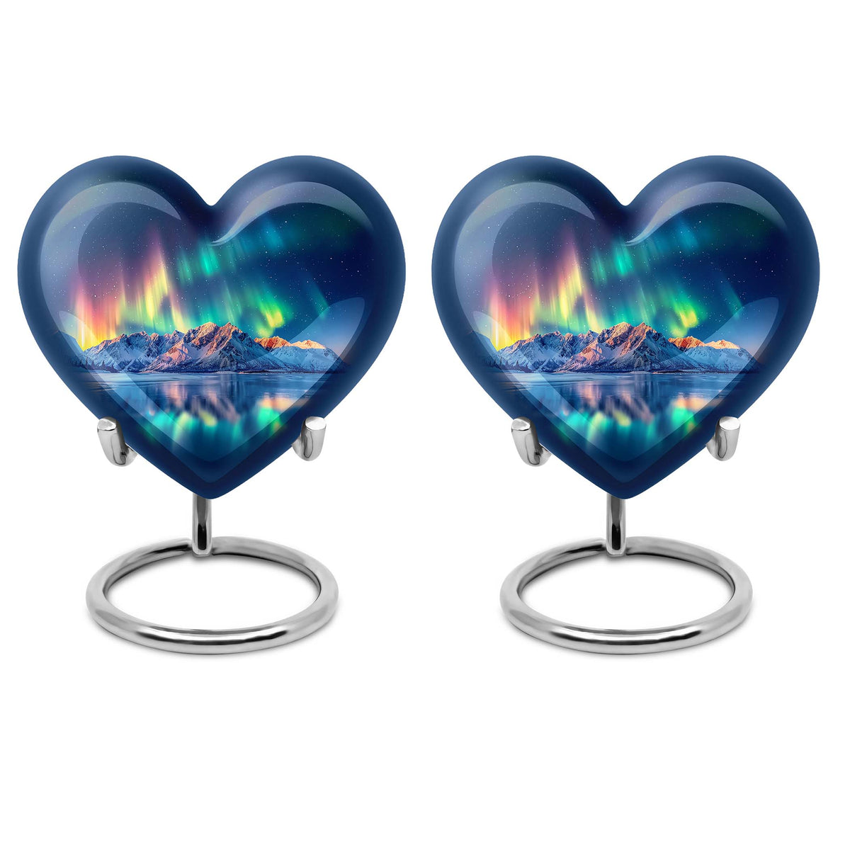 Aurora Borealis Theme 3 Inch Keepsake Pack of 2