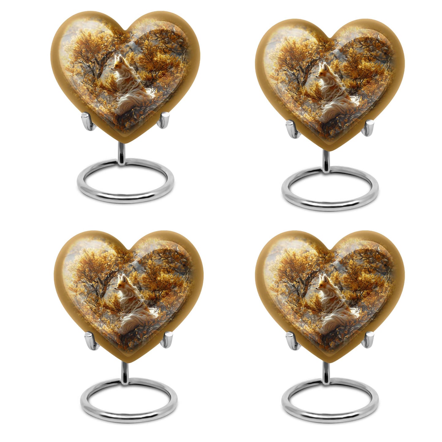 Fox Theme 3 Inch Keepsake Pack of 4