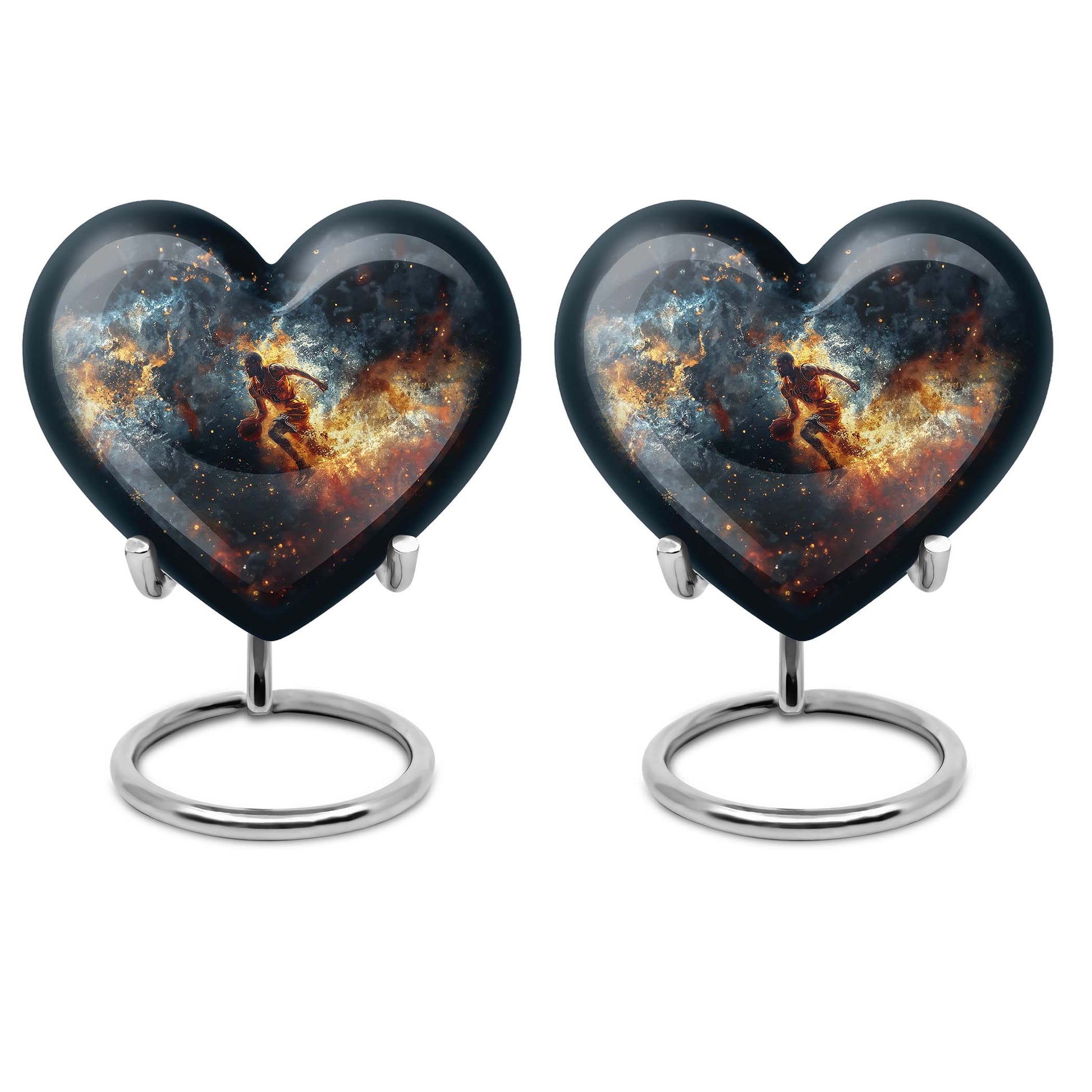 Basketball Theme 3 Inch Keepsake Pack of 2