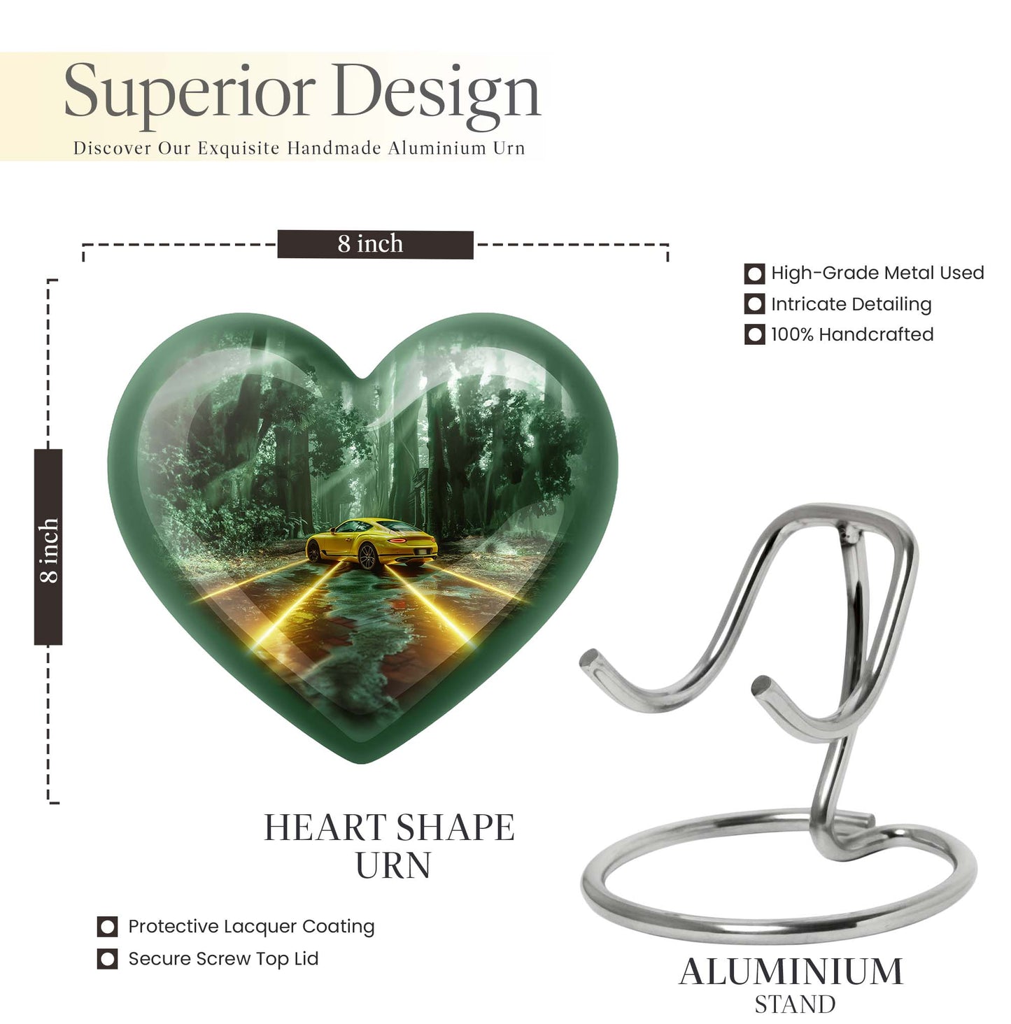 car Urn for human ashes,