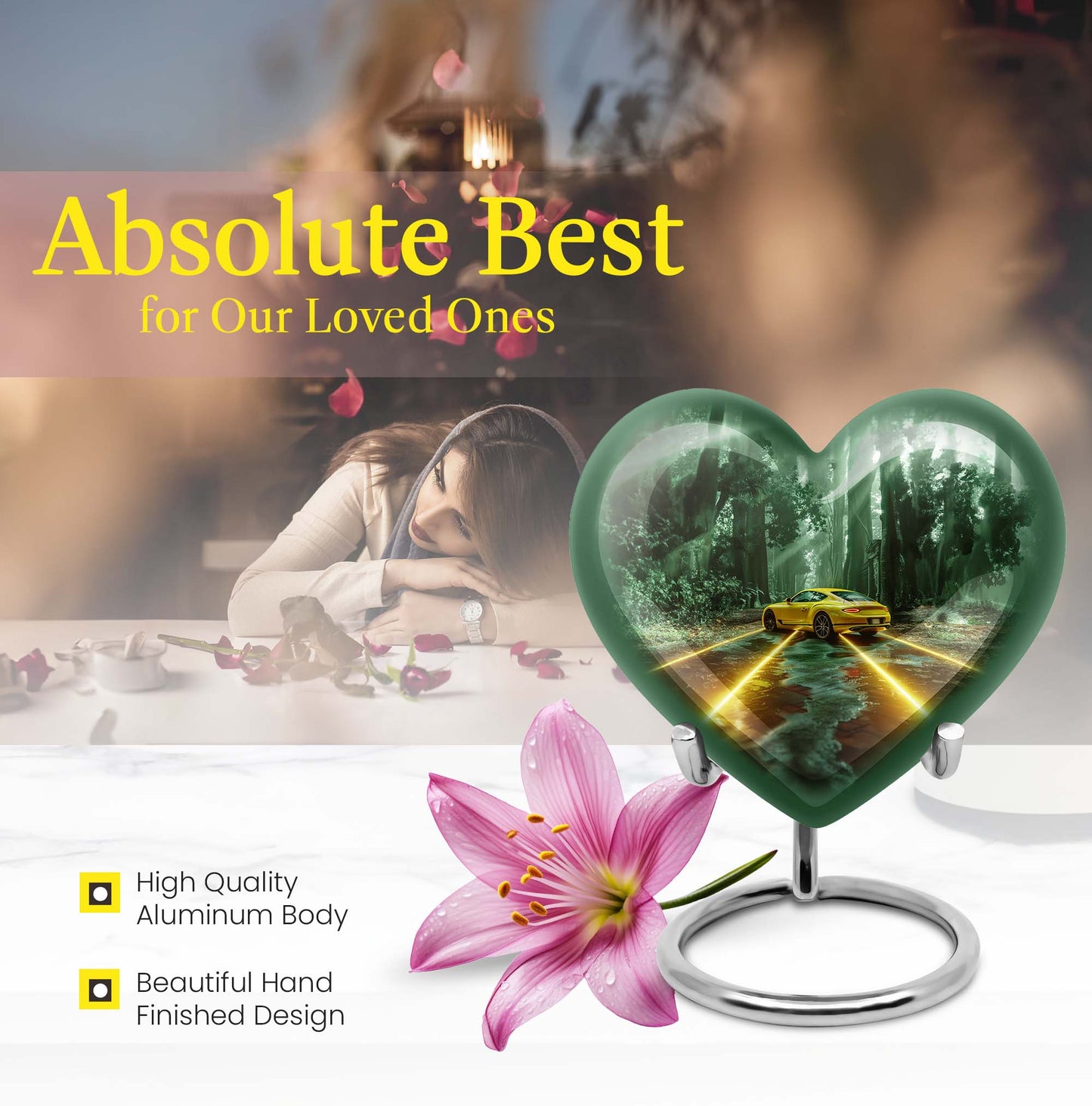 car Urn for human ashes,
