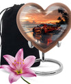 themed heart car Urn