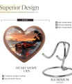 themed heart car Urn