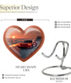 car urn heart design