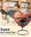 car urn heart design