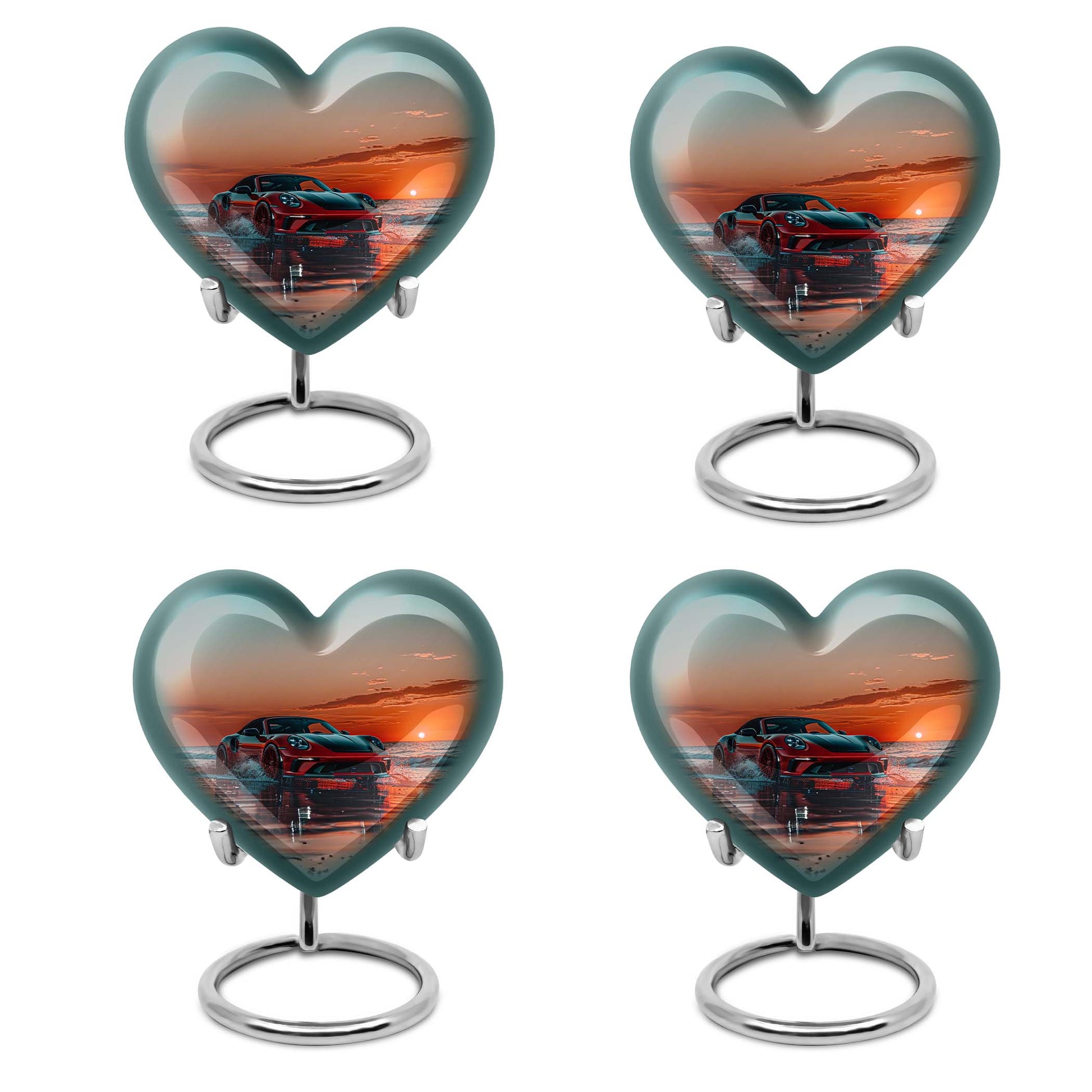 Car Theme 3 Inch Keepsake Pack of 4