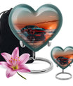 Car Theme Large Urn With 1 Keepsake Urn