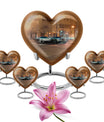 Car Theme Large Urn With 4 Keepsake Urn