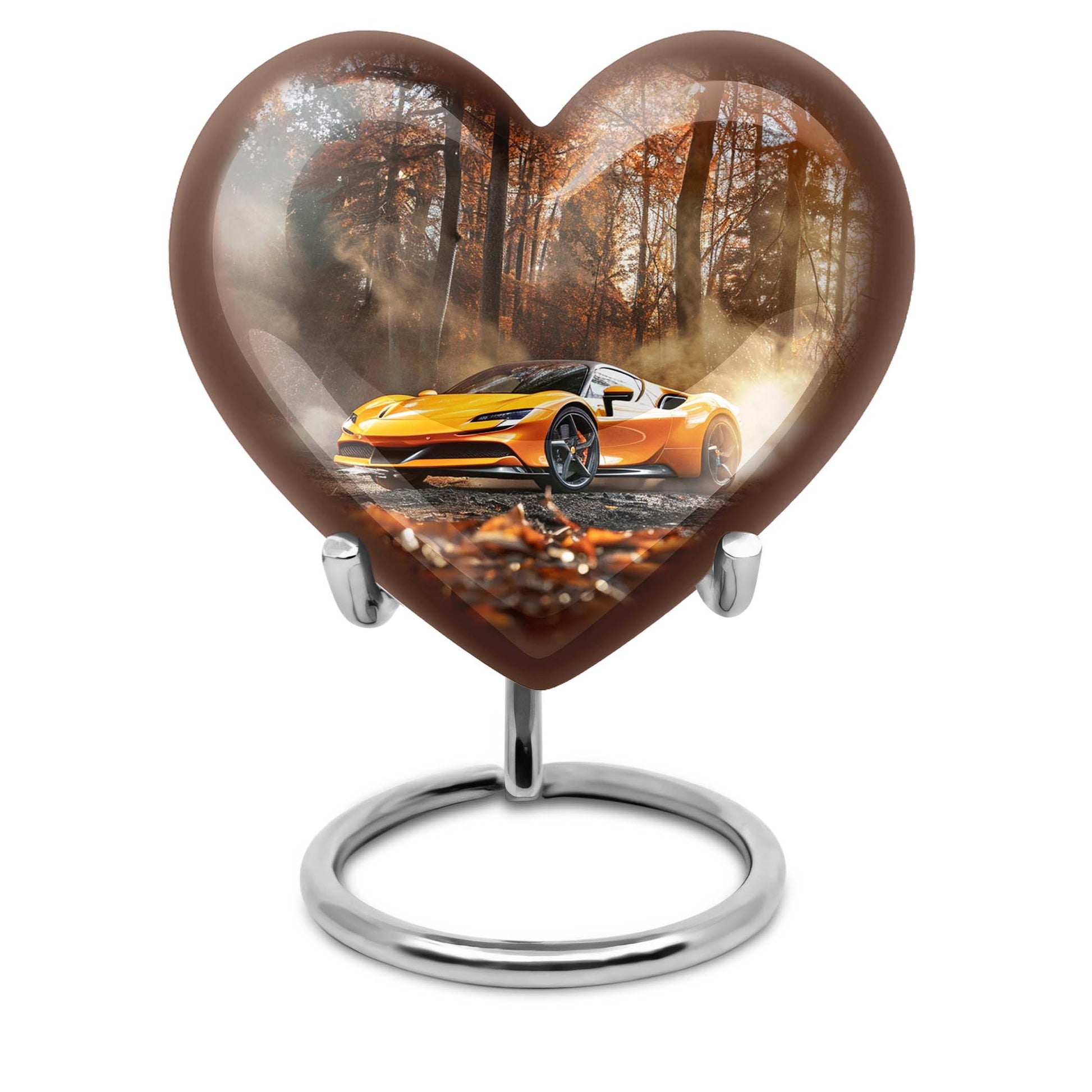 heart design car urn