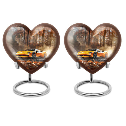 heart design car urn