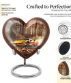 heart design car urn