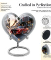 car urn, heart design