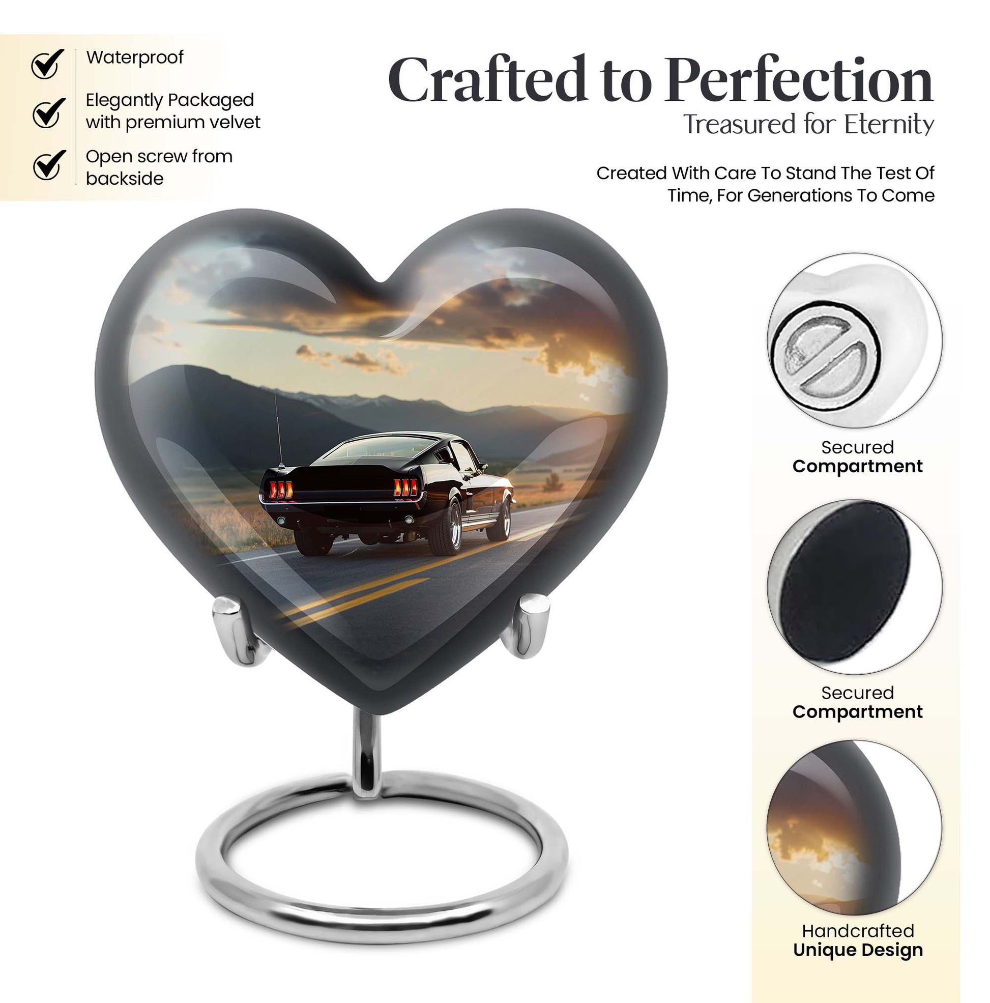 personalized car urn