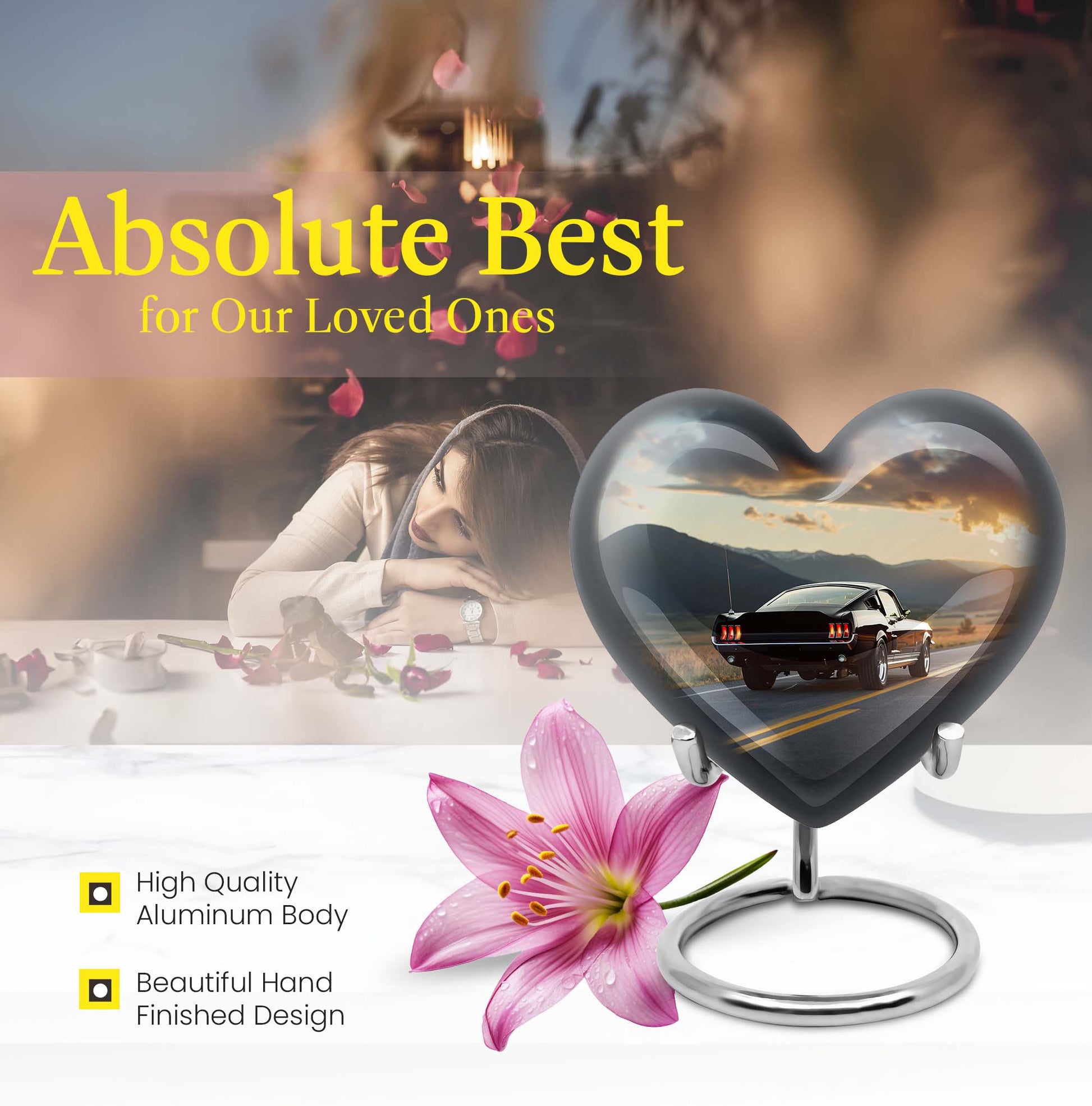 personalized car urn