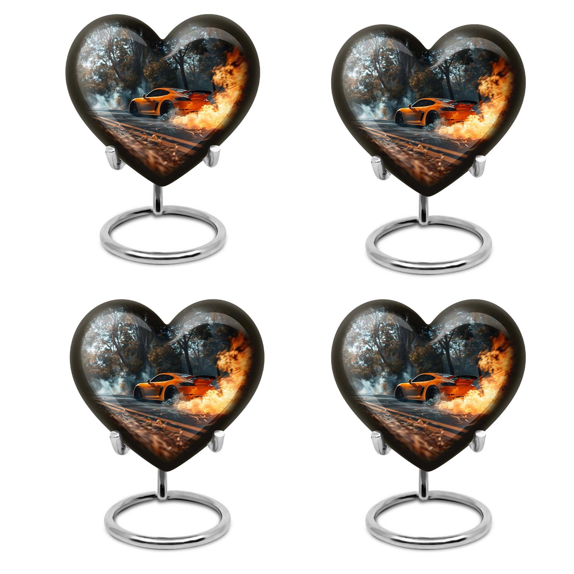 Car Theme 3 Inch Keepsake Pack of 4