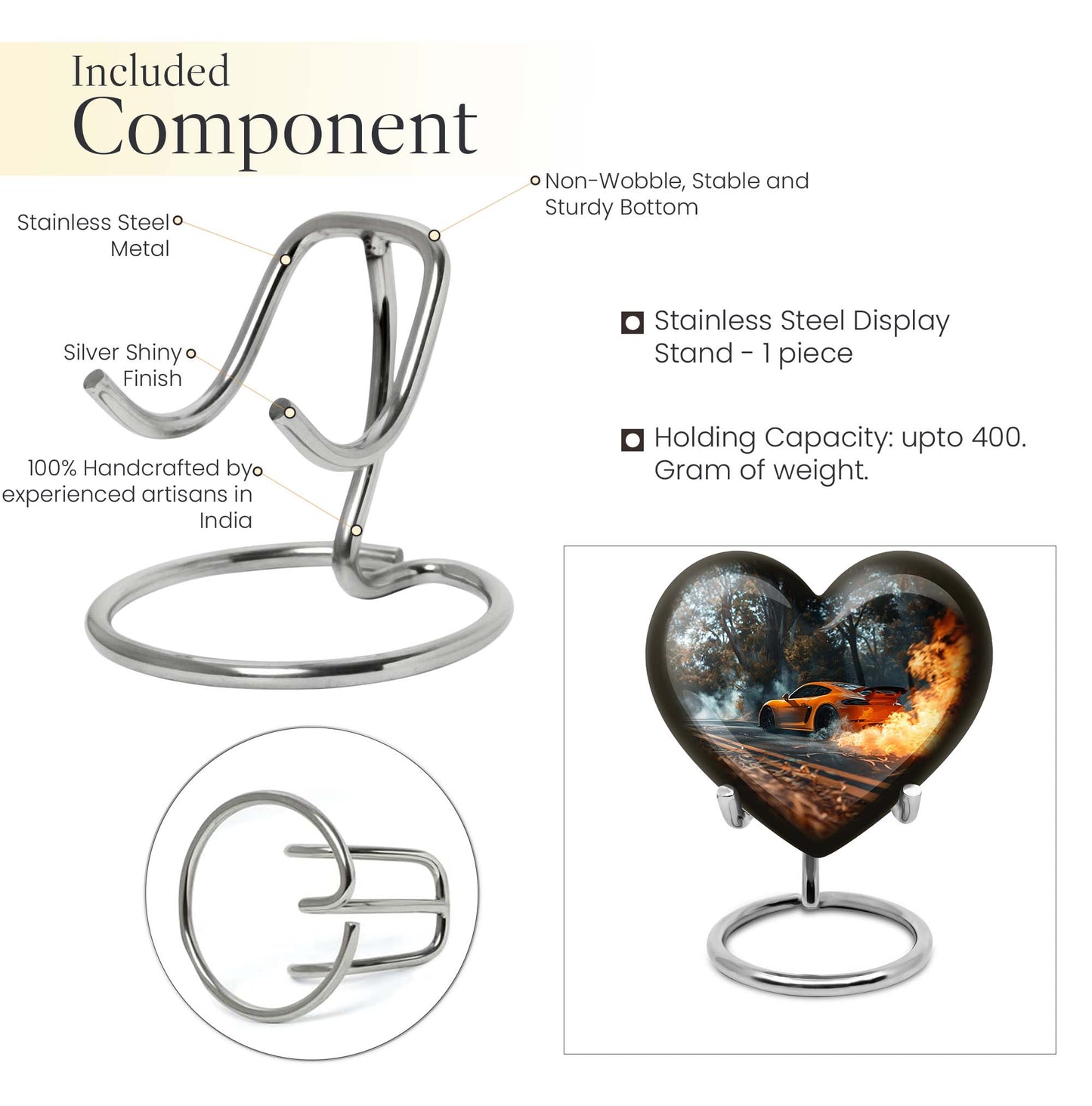 butterfly cremation urn and velvet pouch for men's ashes