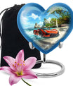 heart urn car