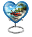 heart urn car