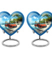 heart urn car