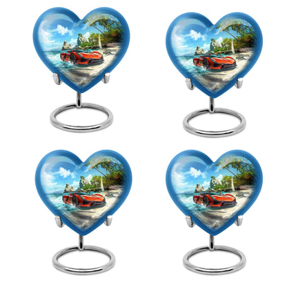 heart urn car