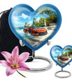 heart urn car