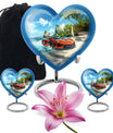 heart urn car