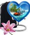  heart-shaped car urn 