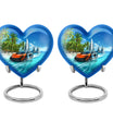  heart-shaped car urn 