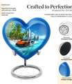  heart-shaped car urn 