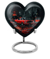 10-inch heart-shaped butterfly Urn