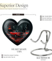 10-inch heart-shaped butterfly Urn